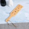 HILAZA Bamboo Wood Paddle, 13.3 Inch Wooden Paddle with Airflow Holes view 4