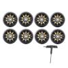 Inline Skate Wheels 90A (8-Pack), 64mm/68mm/70mm/72mm/76mm/80mm Roller Skate Wheels, Intended for Indoor and Outdoor Wheel Replacement,72mm