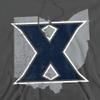 Xavier University Official State Shape Unisex Adult Pull-Over Hoodie, Charcoal, X-Large view 2