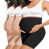 Peauty Maternity Shapewear Shorts for Women Pregnancy Underwear Post Partum Underwear for Women Maternity Panties Pregnancy Clothes Fajas Para Embarazadas (Nude+Nude+Black M) view 1