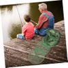 BESPORTBLE Fishing Net 150x33cm Fish Trap Net Fishing Tools Fish Guard String Bag Random Color view 2