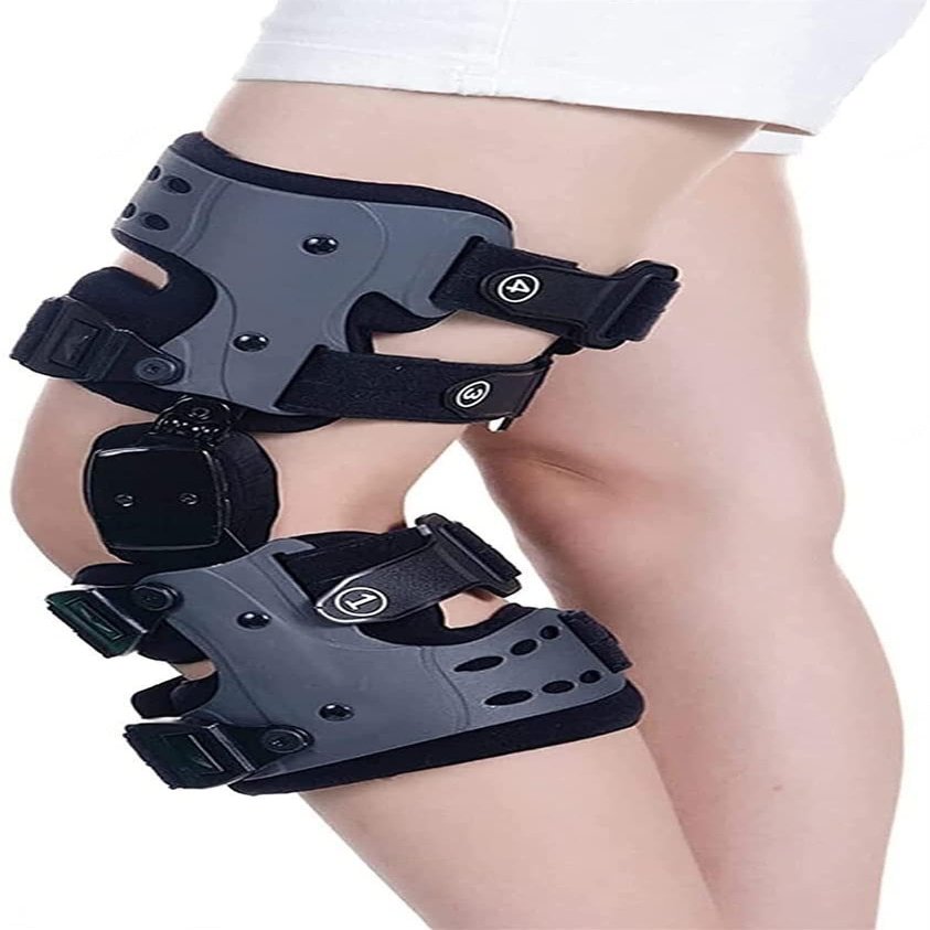 FBITE Knee Immobilizer Support Device, Hip Knee Support Brace for Knee Pain, Universal Size - Sold as Single Unit,Right