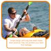 BESPORTBLE Protective Paddle Covers Kayak Paddle Grips Non-Slip Surface Kayak Oar Grip Covers view 3