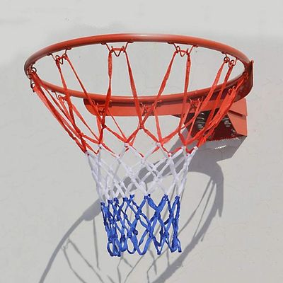 Katzowen Youth Basketball Hoop Rim, 45cm Diameter Double Spring Solid Basketball Stand, Suitable for Indoor and Outdoor Sports and Fitness (Color : Red)