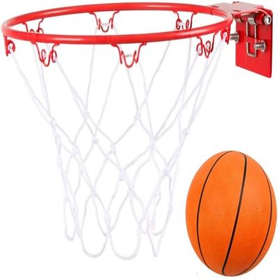 Katzowen Heavy Duty Basketball Hoop Hanging Basketball Backboards with Net and Fixtures for Home and Garden