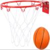 Katzowen Heavy Duty Basketball Hoop Hanging Basketball Backboards with Net and Fixtures for Home and Garden view 1