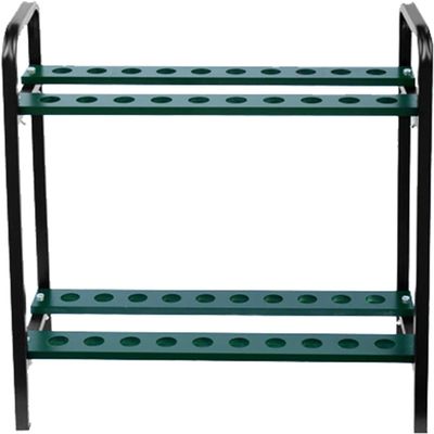 Katzowen Oversized Golf Club Garage Organizer Stand, Heavy Duty Metal 20 Holes Golf Club Storage Holder Rack, for Outdoor, Home Gym, Basement Putting Area
