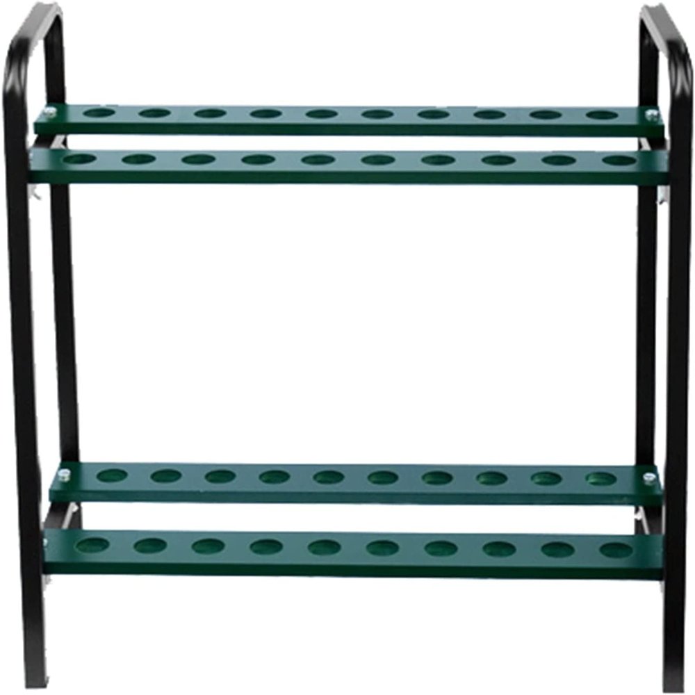 Katzowen Oversized Golf Club Garage Organizer Stand, Heavy Duty Metal 20 Holes Golf Club Storage Holder Rack, for Outdoor, Home Gym, Basement Putting Area