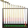 Katzowen Golf Club Stand Display Wood, 13 Putter Holder Golf Club Organizer, Golf Clubs Equipment Storage Rack, for Indoor/Outdoor/Golf Club view 1