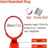 Katzowen Basketball Set Kids Wall-Mounted Outdoor Indoor Children Juvenile Sport Game Play Set Basket Basketball Stand view 4
