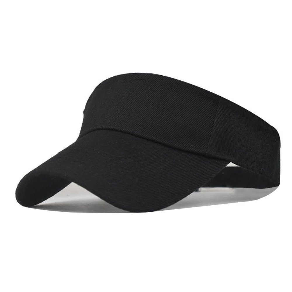 Empty Top Hats, Sports Sun Hats, Adjustable Hats, Sun Hats, Sun Protection Sun Hats, Men's and Women's Hats Black Twin Black