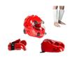 ProForce Lighting 7 Piece Sparring Gear Combo Set with Full Head face mask (red, Adult Large) view 4