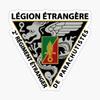 French Foreign Legion 2nd Parachute Regiment Self-Adhesive Vinyl Decal V4 view 1