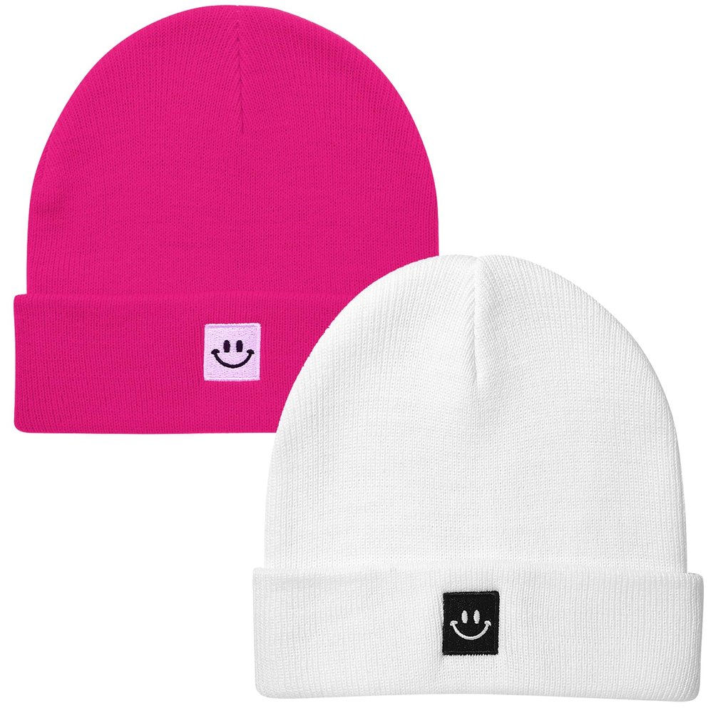 Paladoo Baby Beanie Hat for 3-8 Years Boys Girls 2Pack