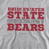 Bridgewater State University Official Between The Lines Unisex Adult Pull-Over Hoodie, Athletic Heather, 3X-Large view 2