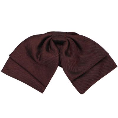 tiemart Floppy Bow Tie (Maroon Matte)