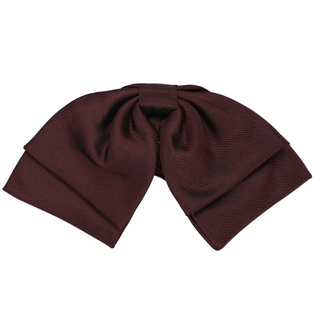 tiemart Floppy Bow Tie (Maroon Matte)