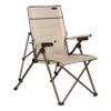 Lippert Sun Soaker Three-Position Reclining Camping Chair with 600D Polyester Fabric, Padded Back/Seat, Steel Frame Construction, 250-lb. Weight Capacity, Sand Color - 2022120580 view 1