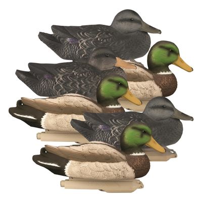 Higdon Outdoors Standard Powers Pack Duck Decoys | Lightweight and Realistic UV Painted Floating Duck Decoys for Waterfowl Hunting | Short String Design for Easy Setup | Foam Filled | 6pk