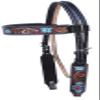 Western Saddle Horse Headstall Bridle Breast Collar Reins Tack Set Leather Floral Tooled Handmade Breastplate 4 Design to Choose Full Cob Pony (Design 01, Full) view 2