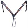 Western Saddle Horse Headstall Bridle Breast Collar Reins Tack Set Leather Floral Tooled Handmade Breastplate 4 Design to Choose Full Cob Pony (Design 01, Full) view 3