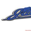 Basscat Boat Raised Emblem Decal 32042-Jaguar-Blue | Jaguar Blue view 3