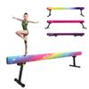 GLANT 8ft Ultrasimple Adjustable&Foldable Balance Beam,High-Low Floor Beam Suede Gymnastics Equipment,No Tool Require, Gymnastics Beam for Training&Professional HomeTraining (Starlight, 8ft) view 1