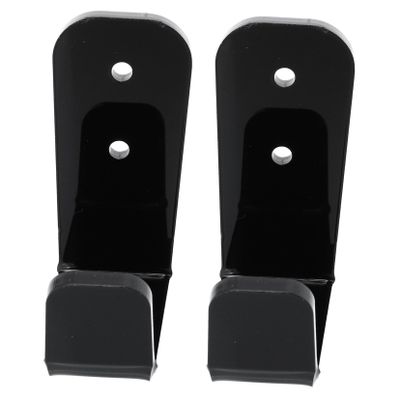 BESPORTBLE Hockey Stick Rack, Wall Mounted, Metal and Acrylic, Black, 2 Sets