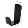 BESPORTBLE Hockey Stick Rack, Wall Mounted, Metal and Acrylic, Black, 2 Sets view 2