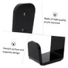 BESPORTBLE Hockey Stick Rack, Wall Mounted, Metal and Acrylic, Black, 2 Sets view 3