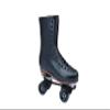 Chicago Skates Men's Premium Lifestyle Leather and Suede Lined Quad Rink Roller Derby Skate - Black - Size 6 view 3