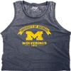 Michigan Wolverines NCAA Officially Licensed Women's Tank Top Burnout Vintage Scholar, Medium view 2
