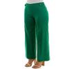 Zac & Rachel Pull on Millennium Wide Leg Pant w/Hardware Waist Tabs, Ultramarine Green, 16 view 3