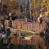 Avery Quick-Set Boat Blind Kit, Waterfowl Hunting Concealment Set with Rustproof Aluminum Frame, Windblocker & Camouflage CamoNet Netting, Mounting Hardware Included, Max-7, 17-19 Feet