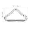 HONMEET Trampoline Buckle V-Ring Triangular Ring Zinc Plated Steel Strap Replacement Clasp for Trampoline Net and Bag Accessories 1.85X1.10X0.15In Corrosion Resistant Pack view 2