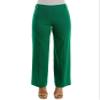 Zac & Rachel Womens Pull On Millennium Wide Leg W/Hardware Waist Tabs Pants, Ultramarine Green, 14 US view 1