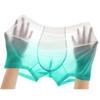 Breathable Men's Ice Silk Underwear with Gradient Color Fast Drying Sports Box Briefs (US, Numeric, 26, 29, Regular, Regular, Light Green) view 3