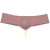 Jaxu Men's Second-skin Feel Mini Cheek Underwear Male Pouch Enhancing Brazilian Bikini String Crotch Boxer Briefs Seashell Pink M view 1