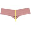 Jaxu Men's Second-skin Feel Mini Cheek Underwear Male Pouch Enhancing Brazilian Bikini String Crotch Boxer Briefs Seashell Pink M view 3