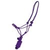 Pony Adjustable Braided Nylon Cowboy Knot Rope Halter w/Lead view 1