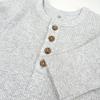 HonestBaby Holiday Outfit Sets Tops and Bottoms 100% Organic Cotton for Baby and Toddler Boys, Unisex, Light Gray Heather/Fair Isle Red, 12 Months view 2