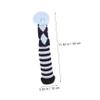 3pcs Knitted Fabric Golf Covers for Driver and Woods Light Neck Design Easy to Use Standard for view 2