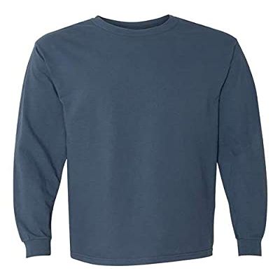 Comfort Colors Adult Long Sleeve Tee, Style 6014 Midnight