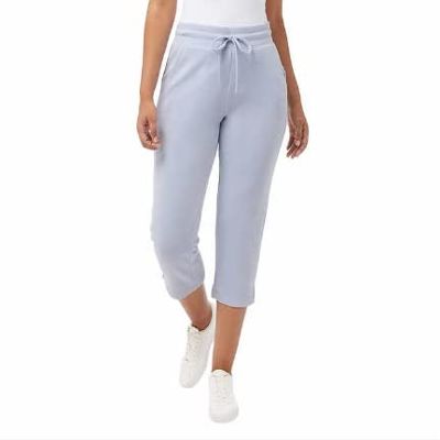 32 Degrees Cool Ladies' Pull on Capri | Light Blue (Blizzard), Large