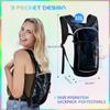 Cofurni Hydration Backpack with 2L Water Bladder, Festivals Insulated Water Pack, Rave Hydration Pack Backpack for Men and Women, Suitable for Music Festivals, Raves, Hiking, Running, Outdoors view 2