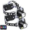 AXRUNZE LED Headlamp Rechargeable 1000 Lumens Super Bright with 10 Modes & Motion Sensor, 2 Pack Head Lamp with Zoomable, IPX7 Waterproof, 135Adjustable for Outdoor Hiking Camping