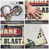 Dsoluuing Home Door Mat Beware of Jet Blast Props Doormat Fall Welcome Mats for Front Door Fall Rug (Size : 65X90CM) view 3