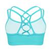 ACSUSS Kids Girls Sports Bra Spaghetti Straps Activewear Vest Crisscross Back Ballet Dancing Tank Tops Mint Green 4 Years view 2
