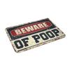Funny Bedroom Decor Beware of Poop Rug Teen Boy Room Decor Funny House Decor (Size : 50X80CM) view 2