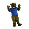 Brown Beaver Cartoon Mascot Costume Fancy Dress For Adult Cosplay view 1